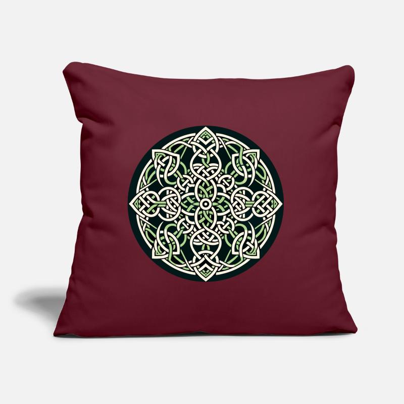 Entrelacs celtiques éternels Mandala Art 2 Coussin et housse de 45 x 45 cm