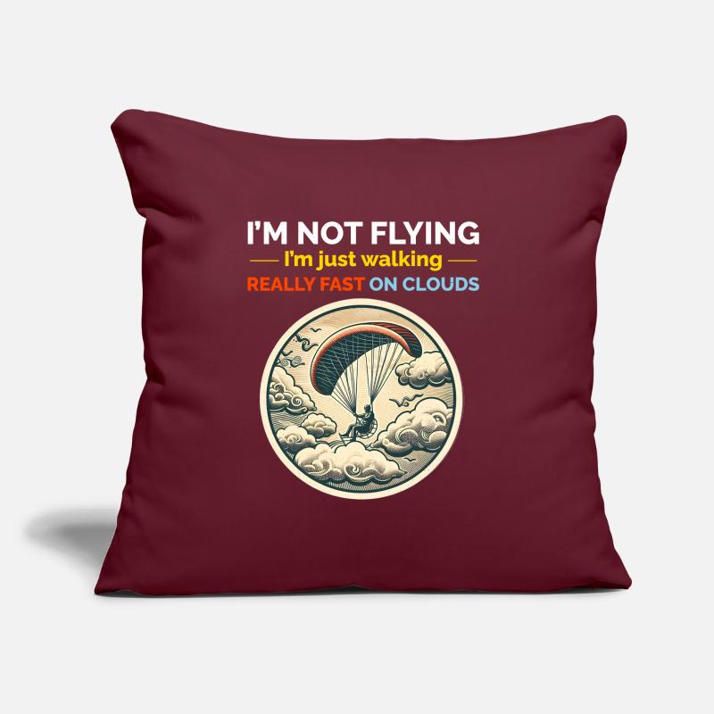 Pilote de paramoteur Paramoteur Parapente motorisé Coussin et housse de 45 x 45 cm