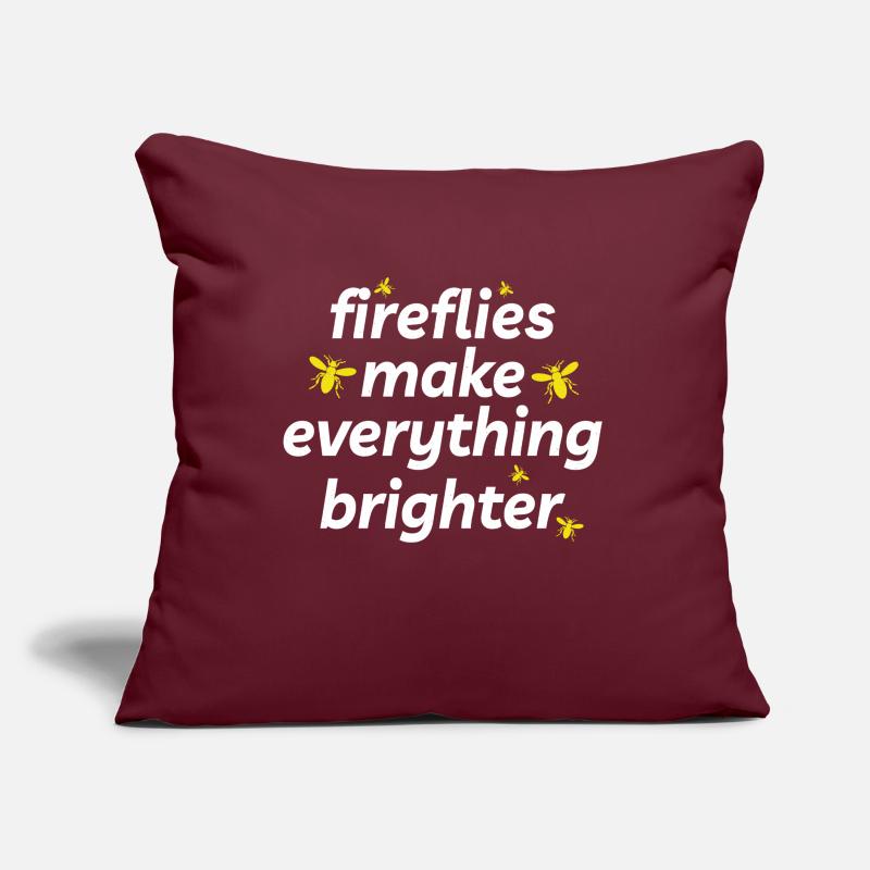 Fireflies Firefly Lightning Bug Insect Collector Sofa pillow with filling 45cm x 45cm