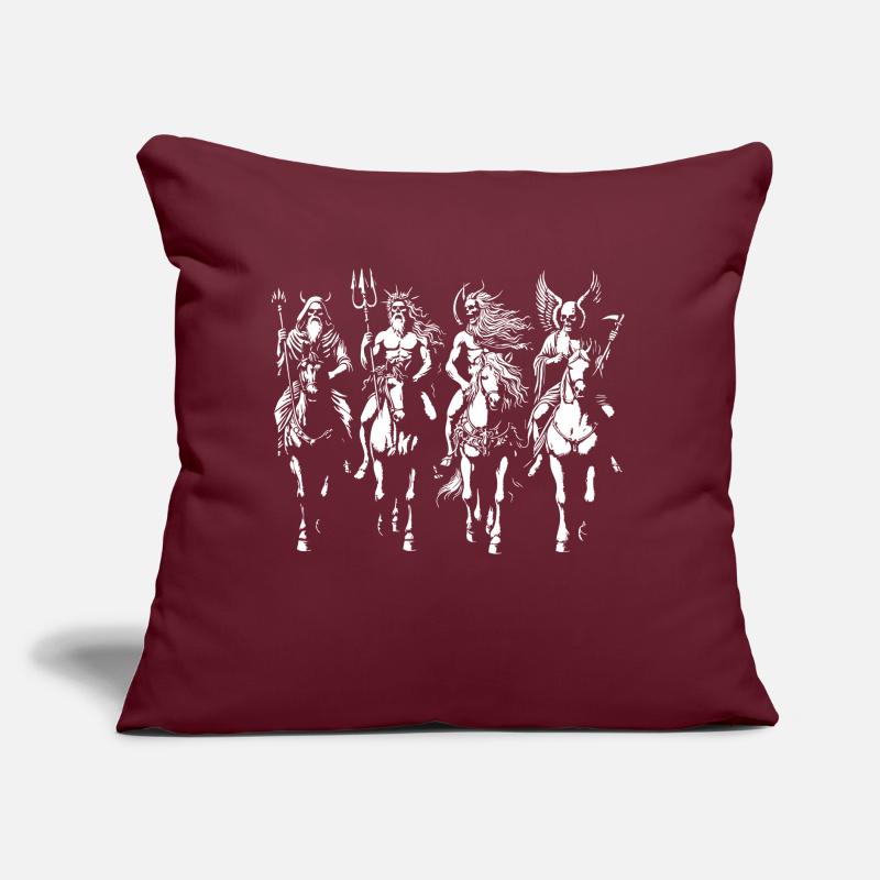 4 cavaliers de l’apocalypse Coussin et housse de 45 x 45 cm