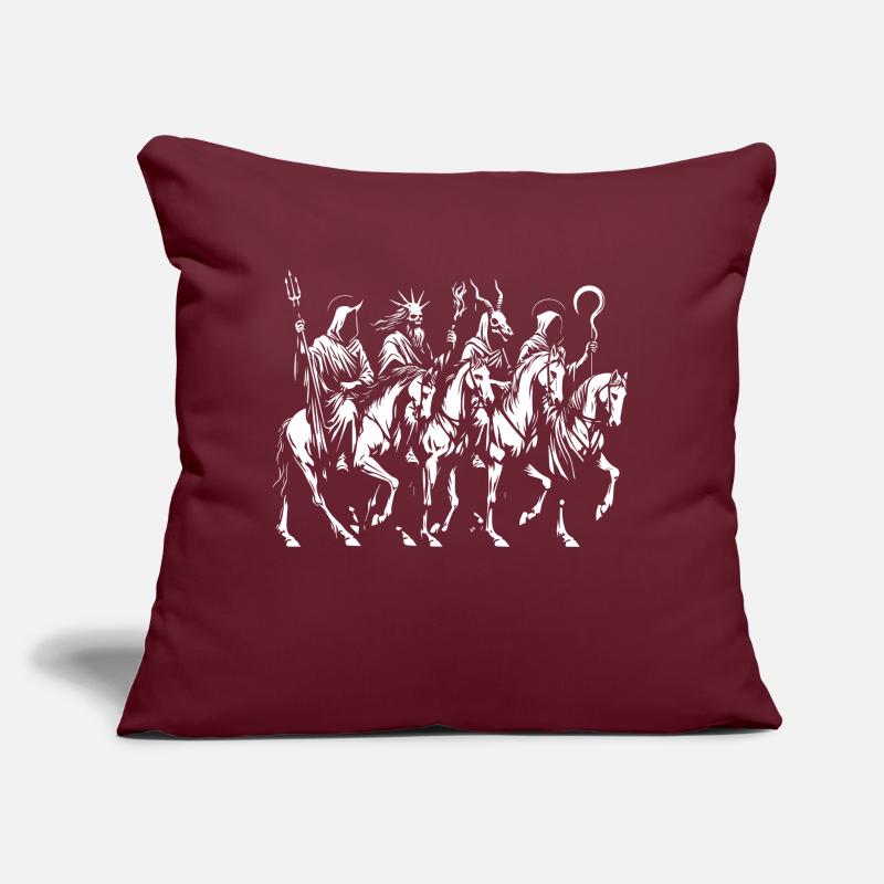 Les cavaliers noirs de l’Apocalypse Coussin et housse de 45 x 45 cm