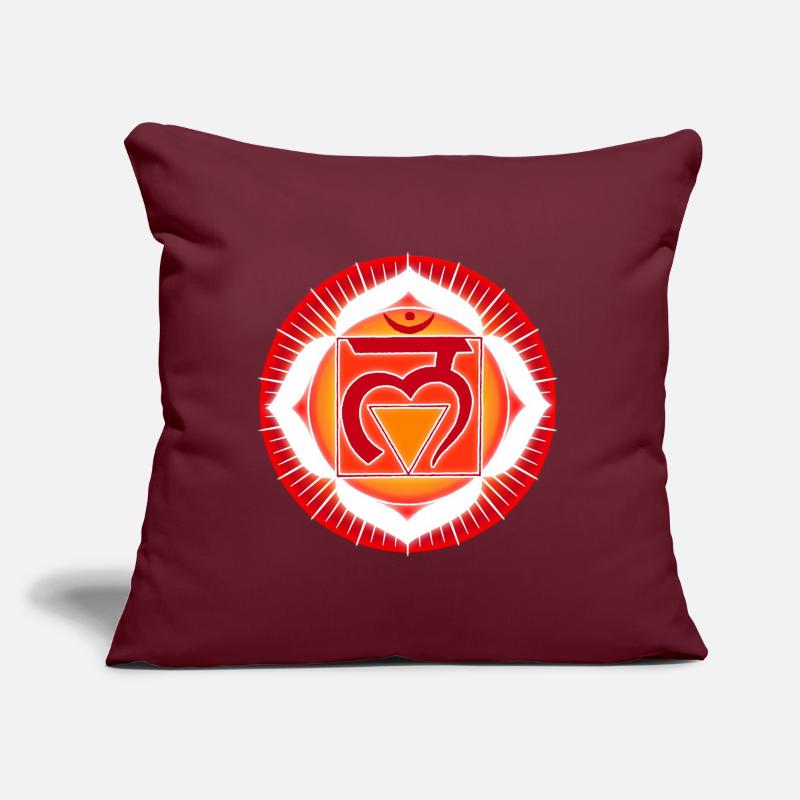 Muladhara Root Chakra Sofa pillow with filling 45cm x 45cm