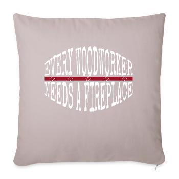 cadeau d’anniversaire de charpentier syndical - Coussin et housse de 45 x 45 cm - taupe clair - Devant