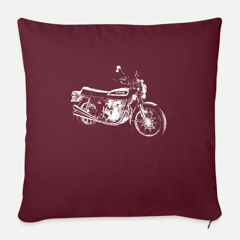 CB550F K - Coussin et housse de 45 x 45 cm - bordeaux