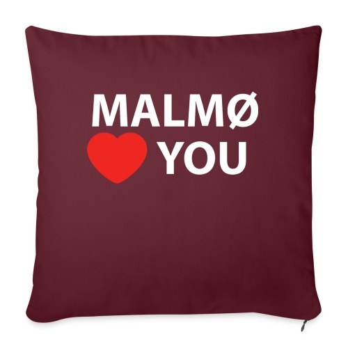 malmo heart you minion white - Soffkudde med stoppning 45 x 45 cm