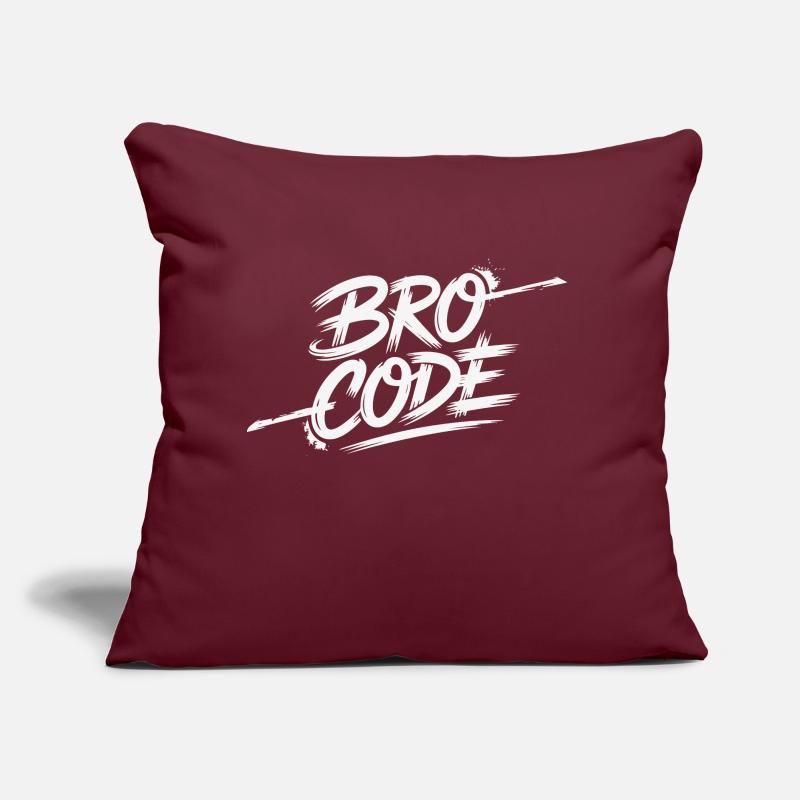 CODE DU FRÈRE Coussin et housse de 45 x 45 cm