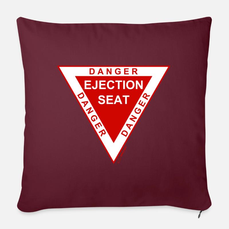 EJECT ORIGINAL - AS2012 - Coussin et housse de 45 x 45 cm - bordeaux