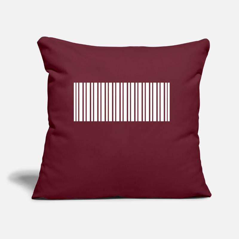 Barcode Sofakissen mit Füllung 45 x 45 cm
