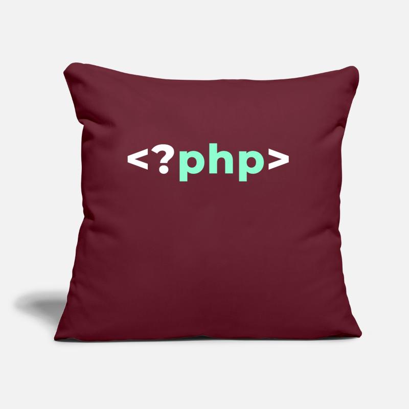PHP Programmierer Softwareentwickler Shirt Sofakissen mit Füllung 45 x 45 cm