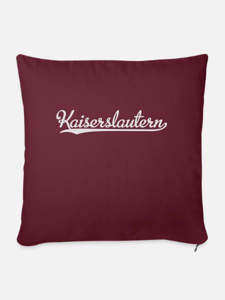 Kaiserslautern - Sofakissen mit Füllung 45 x 45 cm - Burgunderrot