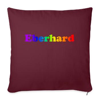 Eberhard - Sofakissen mit Füllung 45 x 45 cm - Burgunderrot - Vorne
