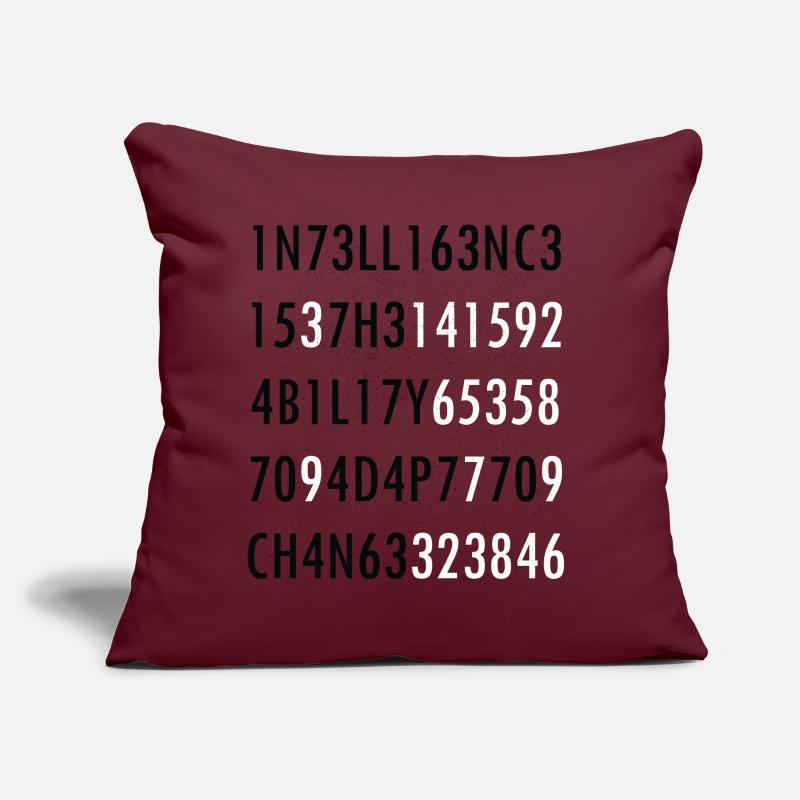 Intelligence-Citation from Science Intelligence Nerd Sofa pillow with filling 45cm x 45cm
