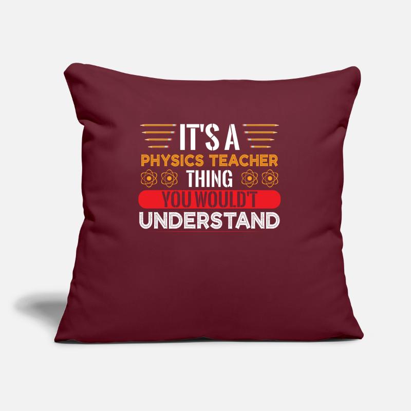 Quantum Physics Physicist Physics Professor Molecule Sofa pillow with filling 45cm x 45cm