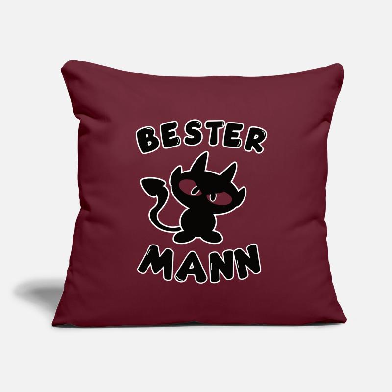 cooles bester Mann Design Sofakissen mit Füllung 45 x 45 cm