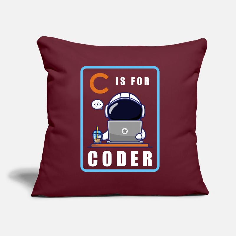 Programmer Coder Software Developer Sofa pillow with filling 45cm x 45cm