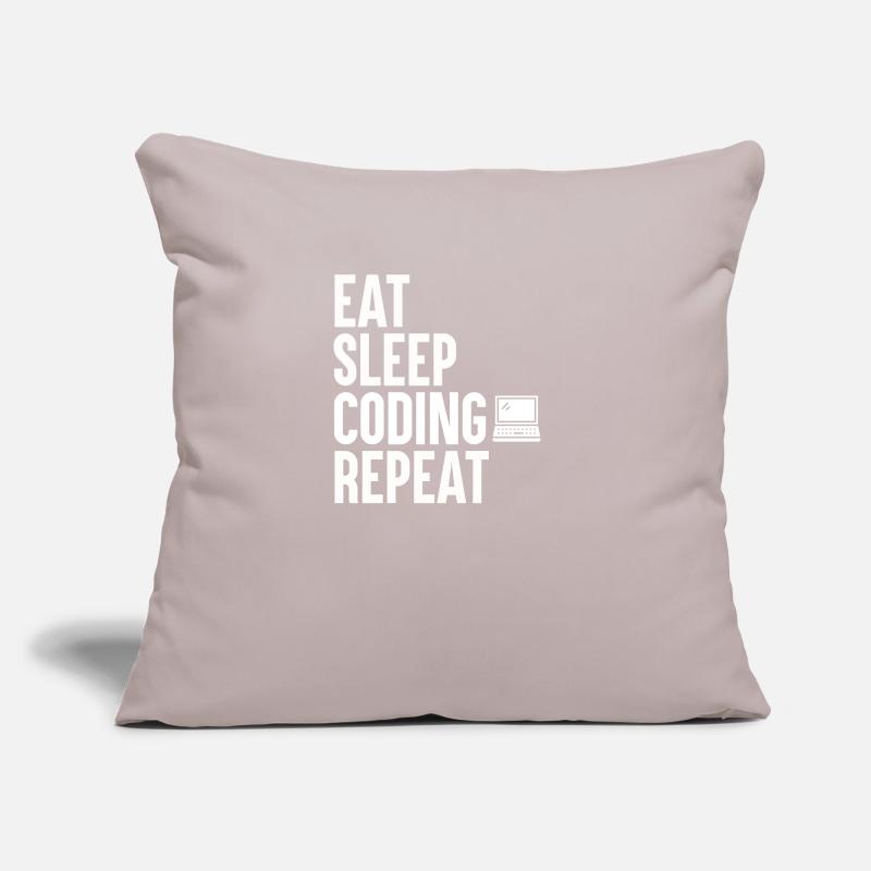 Coding Programmer Coder Software Developer Sofa pillow with filling 45cm x 45cm