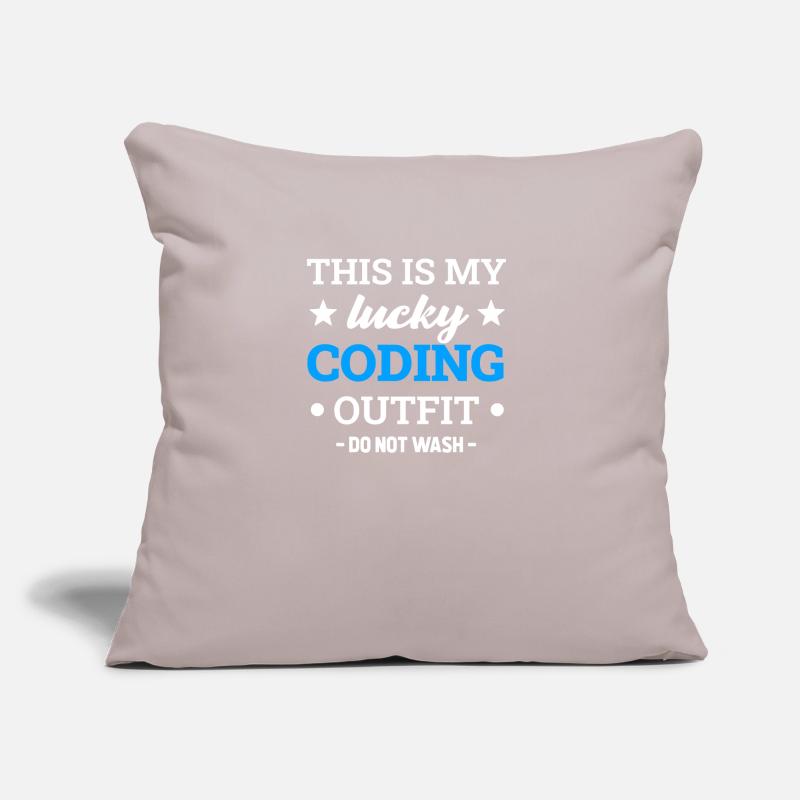 Coding Programmer Coder Software Developer Sofa pillow with filling 45cm x 45cm