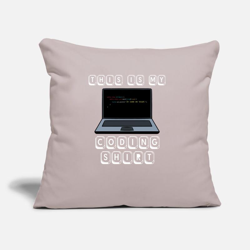 Code de programmeur informatique Geek Cool Developer Pun Coussin et housse de 45 x 45 cm