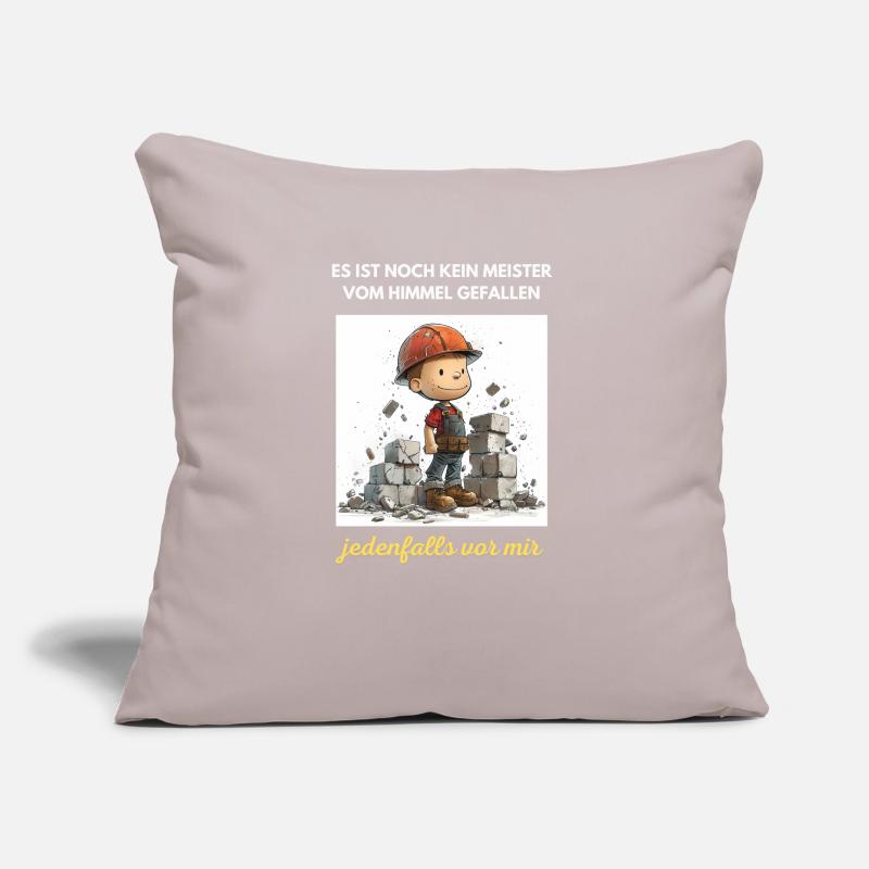 Bricklayer Journeyman Builder Training Profession Apprentice Sofa pillow with filling 45cm x 45cm