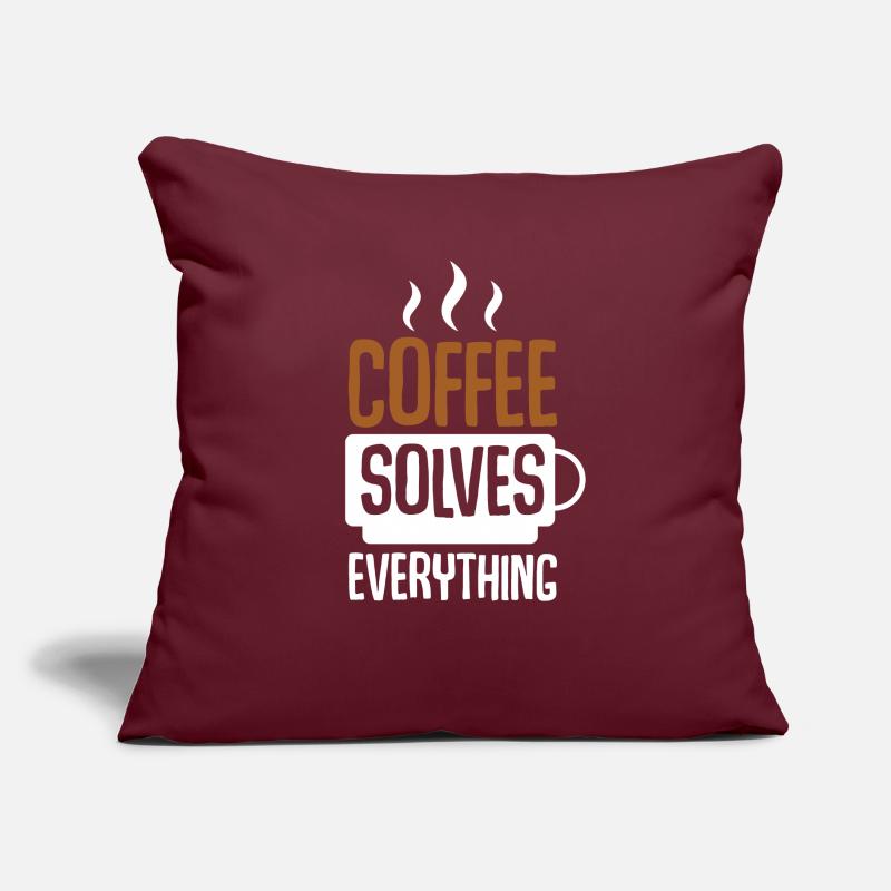 Coffee Solves Everything Sofa pillow with filling 45cm x 45cm