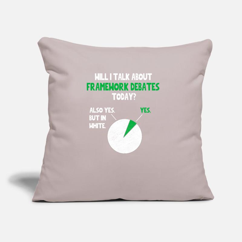 frameworks codeur développeur web programmeur vais-je Coussin et housse de 45 x 45 cm