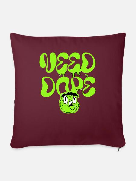need dop e - Sofakissen mit Füllung 45 x 45 cm - Burgunderrot