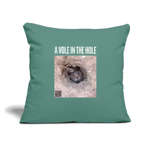 A vole in the hole - Sofakissen mit Füllung 45 x 45 cm
