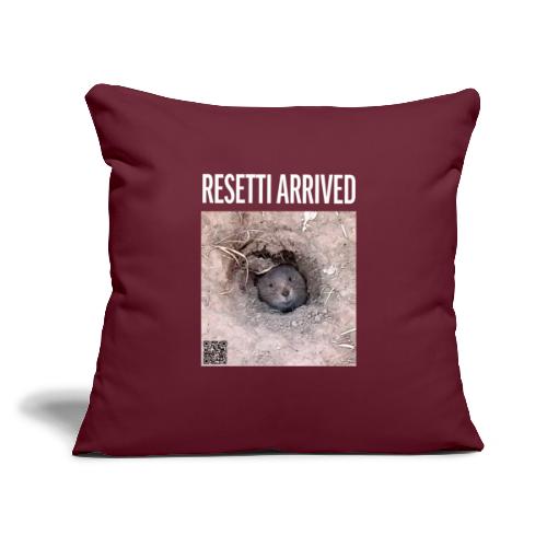 Resetti Arrived - Poduszka na kanapę z wkładem 45 x 45 cm