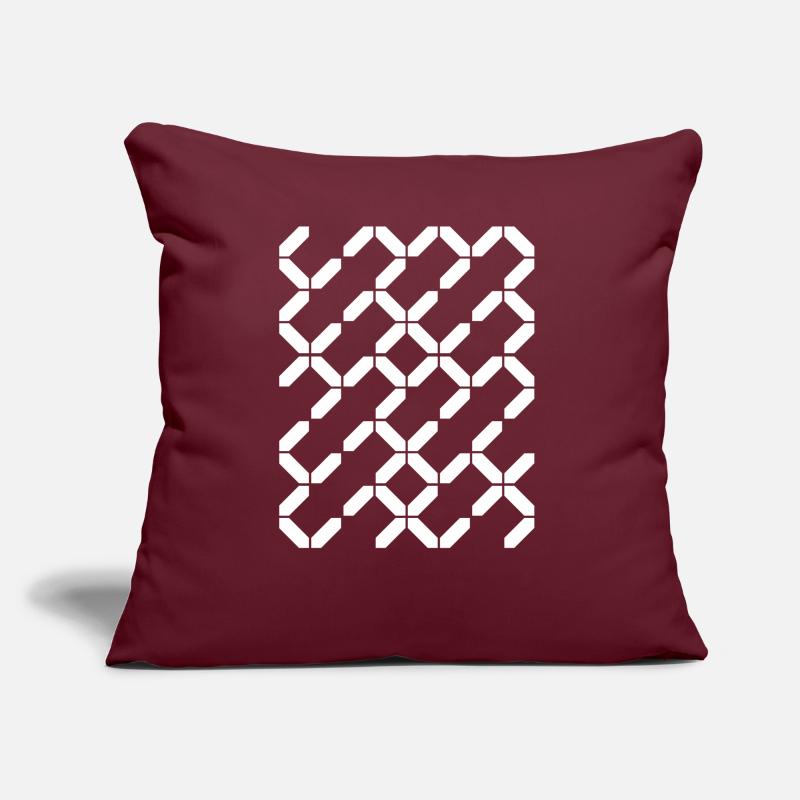 geometric lines pattern composition Sofa pillow with filling 45cm x 45cm