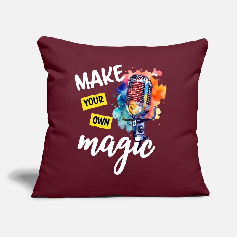 Make Your Own Magic Microphone Singing Singer Singing Sofa pillow with filling 45cm x 45cm