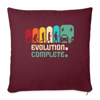 Eauto Voiture électrique Voiture électrique - Coussin et housse de 45 x 45 cm - bordeaux - Devant