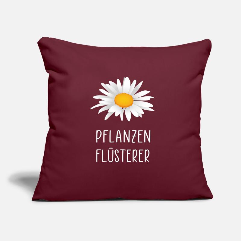Pflanzenflüsterer Gänseblümchen Garten Muttertag Sofakissen mit Füllung 45 x 45 cm
