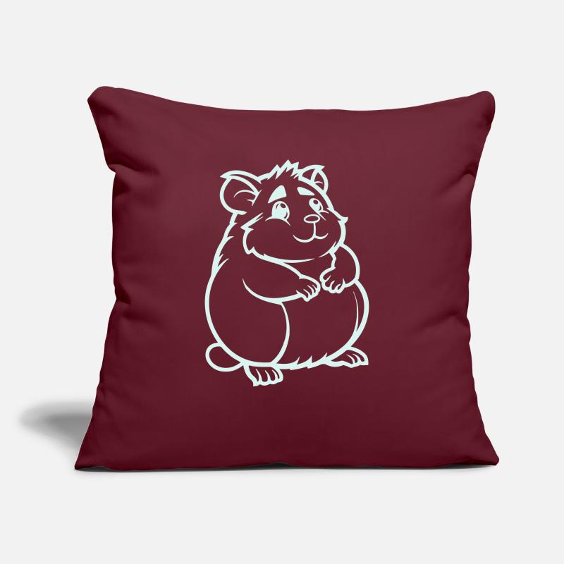 Hamster Comic Animal Sofa pillow with filling 45cm x 45cm
