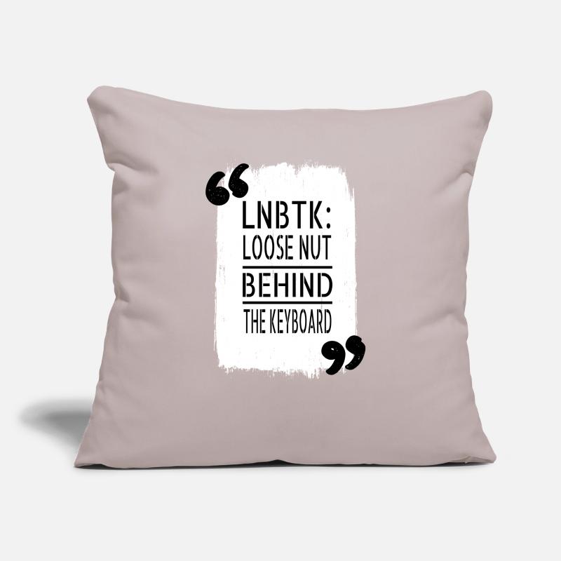 joke encrypt anonymous mask awesome programming Sofa pillow with filling 45cm x 45cm