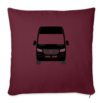Sprinter W907 W910 vorn Front - farbig änderbar - Sofakissen mit Füllung 45 x 45 cm - Burgunderrot - Vorne