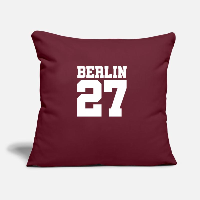 Berlin 27 - District - Postal Code - Gift Idea Sofa pillow with filling 45cm x 45cm