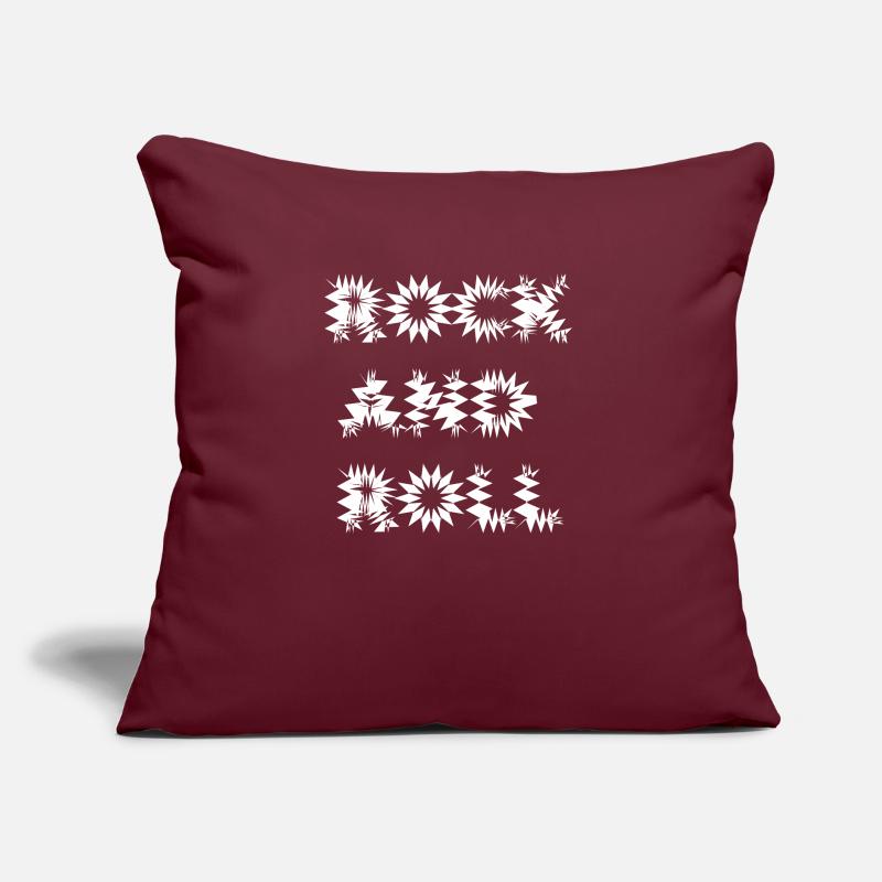 rock and roll distorted logo design Sofa pillow with filling 45cm x 45cm