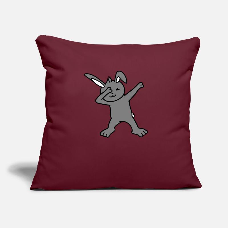 Bunny Dabbing Dab Dance Pose Dancing Party Celebrate Sofa pillow with filling 45cm x 45cm