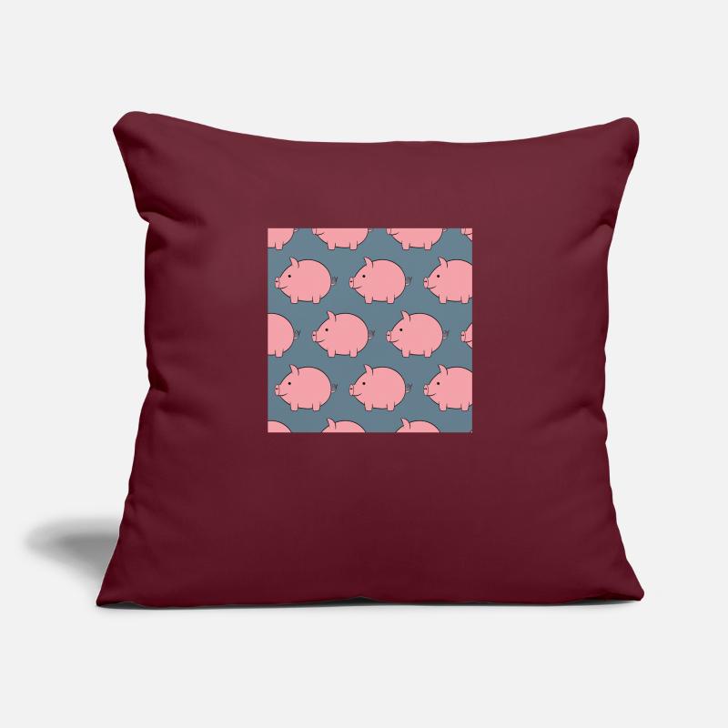 Petits cochons Coussin et housse de 45 x 45 cm