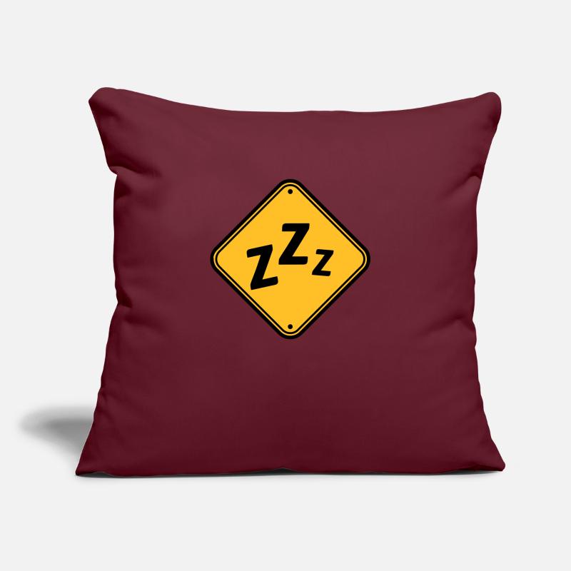 Caution snoring shield Sofa pillow with filling 45cm x 45cm
