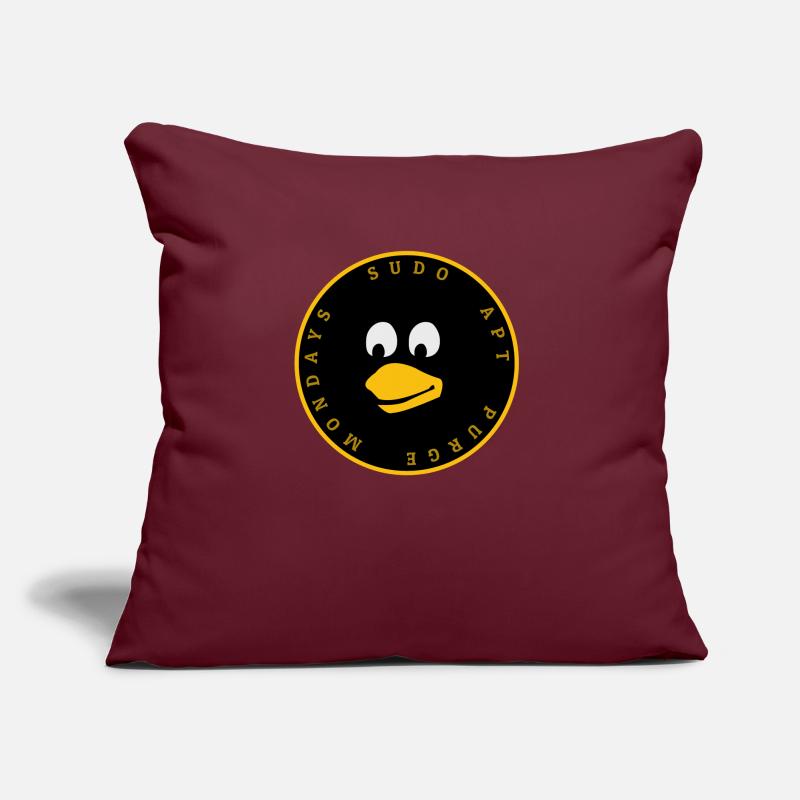 Linux Penguin Tux Design Sofa pillow with filling 45cm x 45cm