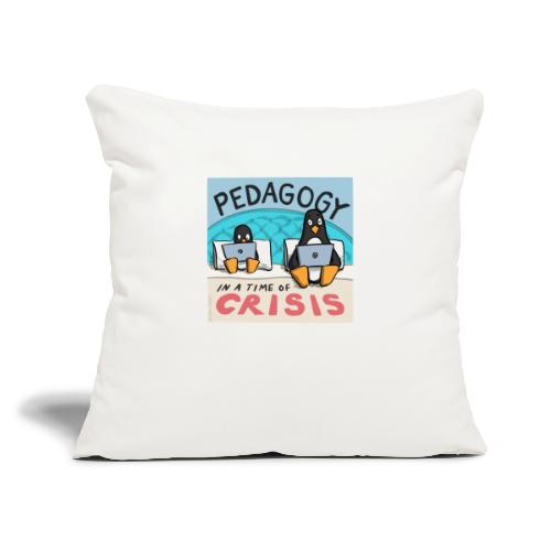 Pedagogy in a time of crisis tr - Sofa pillow with filling 45cm x 45cm