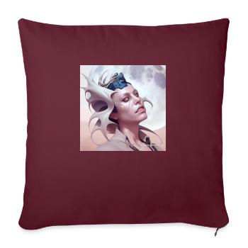 Pet - Sofakissen mit Füllung 45 x 45 cm - Burgunderrot - Vorne