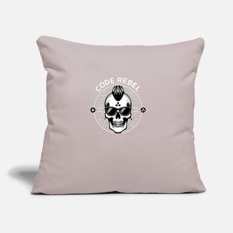 Punkskull Code Rebel Sofa pillow with filling 45cm x 45cm