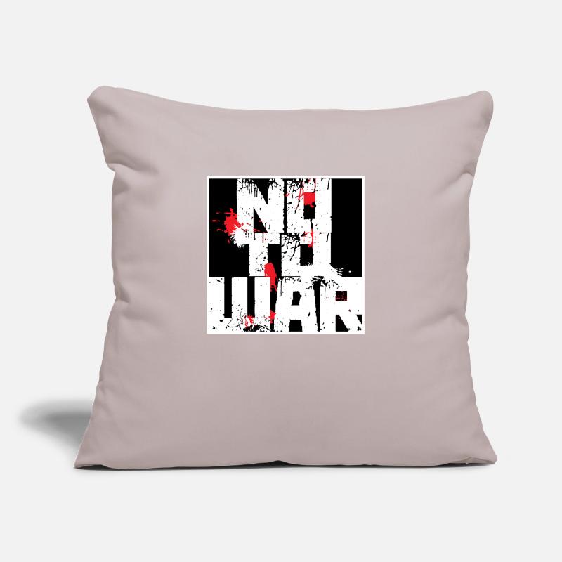 Peace and unity Sofa pillow with filling 45cm x 45cm