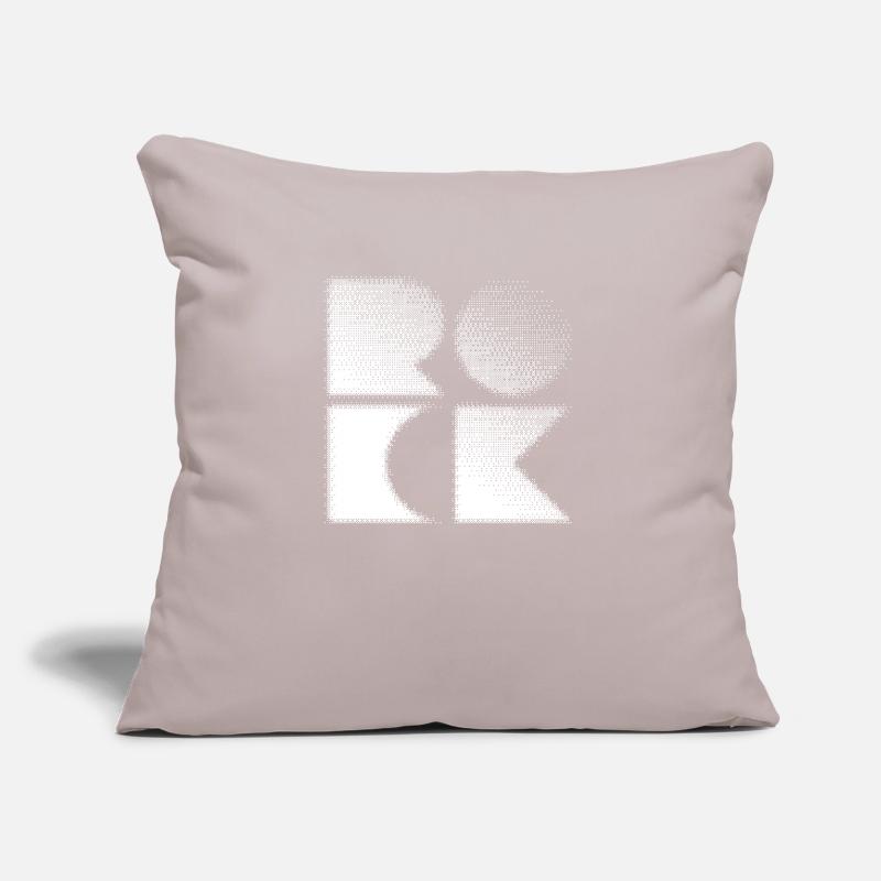 Conception de logo bitmap géométrique roche Coussin et housse de 45 x 45 cm