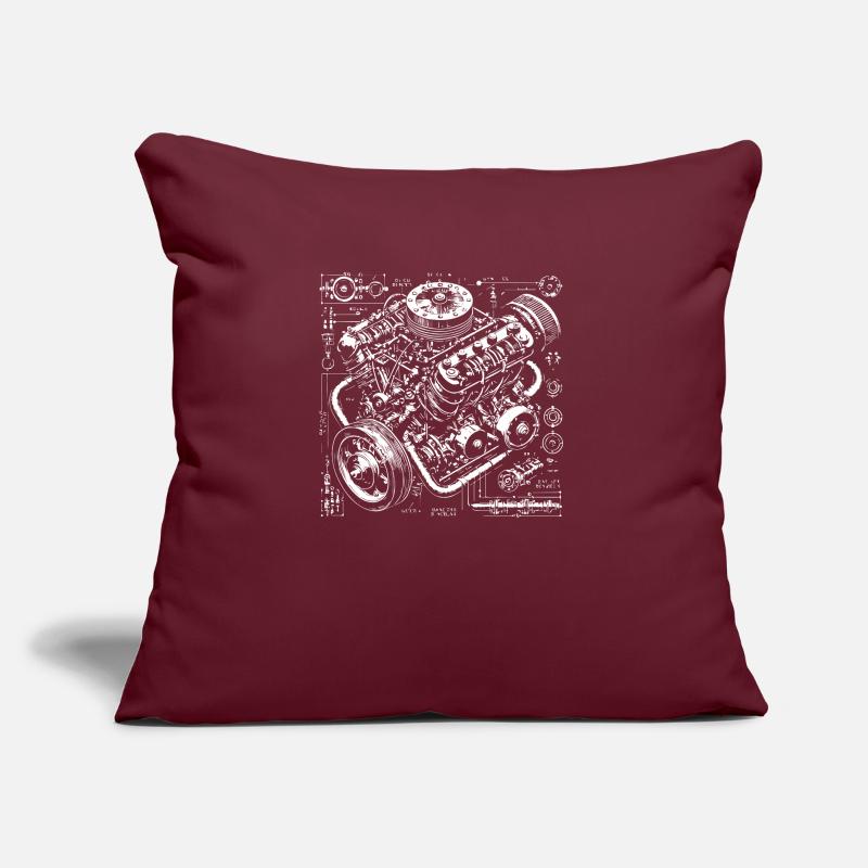 conception de wireframes de moteur Coussin et housse de 45 x 45 cm