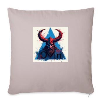 Odin - Sofa pillow with filling 45cm x 45cm - light taupe - Front