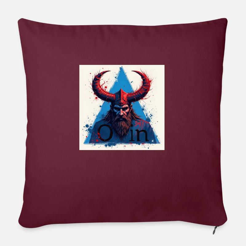 Odin - Sofakissen mit Füllung 45 x 45 cm - Burgunderrot