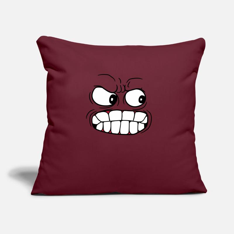 head face evil evil Sofa pillow with filling 45cm x 45cm